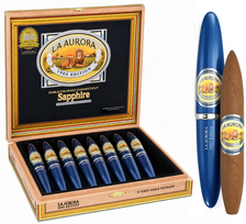 La Aurora Doble Figurado  SAPPHIRE 5 X 54 Cigars