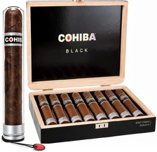 Cohiba ROBUSTO Black  Crystal Tube 5½ X 50 
