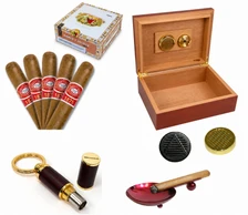 Combo Romeo & Julieta 1875 (Humidor, Pack of 5 cigars, 2 humidifier, Punch cutter & Ashtray)