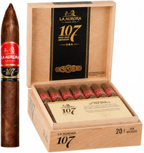 La Aurora 107 USA (Maduro) BELICOSO 6¼ X 52 Cigars