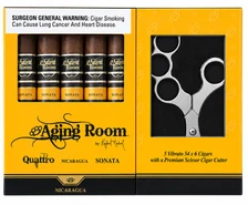 Aging Room Quattro Sonata 5 Cigar Gift Set + Cutter 