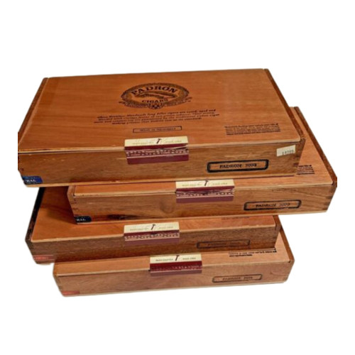 Lot of 10 Empty Wooden Cigar Boxes