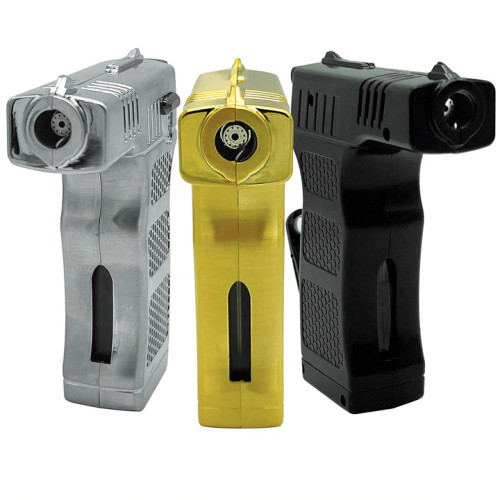 DISSIM HAMMER TORCH Precision Cigar Black, Gold & Silver