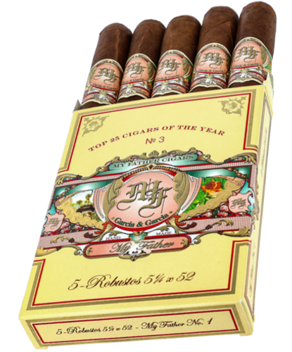 My Father Petaca of ROBUSTOS 5¼ X 52. Box of 5 Cigars