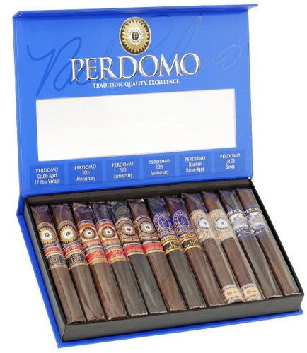 Perdomo Connoisseur MADURO Collection Sampler of 12 Cigars