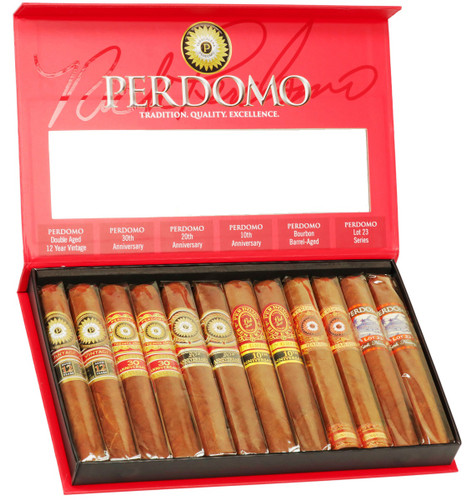 Perdomo Connoisseur SUN GROWN Collection Sampler of 12 Cigars