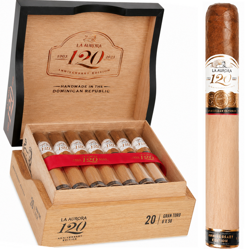 La Aurora 120 Años GRAN TORO 6 X 58 Cigars