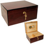 Cuban Crafters Amor 425 High Gloss Rosewood Humidor for 75 cigars