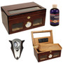 Gift Set Cigar Humidor Bravo for 120 cigars / Perfect Cutter / Humsol