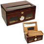 Gift Set Cigar Humidor Bravo for 120 cigars / Perfect Cutter / Humsol