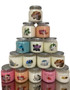 Scented Soy Candles CRANBERRY (11 oz & 19 oz) eliminates smoke, household and pet odors.