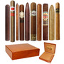 House & Friend Sampler - 10 Brand Cigars in a Humidor for 25 cigars capacity