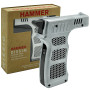 DISSIM HAMMER SOFT Flame Cigar Lighter Silver, Blue & Gun Metal