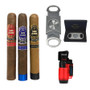 Combo Fuera de Serie Cigars, Cigar Cutter, Eagle Quad Torch