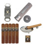 Combo Super KongZilla (5 Cigars, Travel Aluminiun Humi, Perfect Cutter)