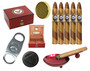 Combo Set NAVY II Corps American Emblems Humidor, Cigars, Cutter & Ashtray