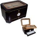 Cuban Crafters El Mirador Glass Cigar Humidor for 120 Cigars