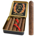 Petit Robusto Cigars Don Carbone Little Cigars Cuban-Seed Handmade 3 1/2 X 36 Tin of 5