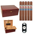 Queen K Combo (5 K Cigars, Humidor 100 Cigars and Black Cutter)