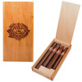 Maduro Cigar Sampler - Eden Cigars - Dark Sun-Grown Wrapper - Dominican Republic - 1 of Each Size - Box of 4