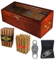 COMBO SUPER 100-Get 4 Bin Display Humidor + 40 Cigars+ Perfect Cutter