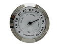 Brass Humidor Silver Hygrometers for Humidors - Large Analog Hygrometer