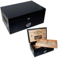 Cuban Crafters Black Cigar Humidor Murcielago for 150 Cigars