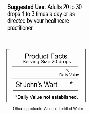 Herbs of Earth St John's Herbal Tincture