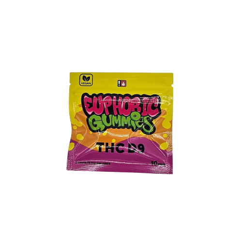 Euphoric D9 Trial Pack - 5mg Mixed Fruit Gummies - 2 Count