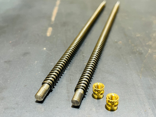Urutau threaded guide rods