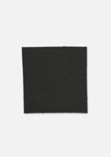 A swatch of dark green fabric showcasing a textured weave, suitable for suiting or jackets.
