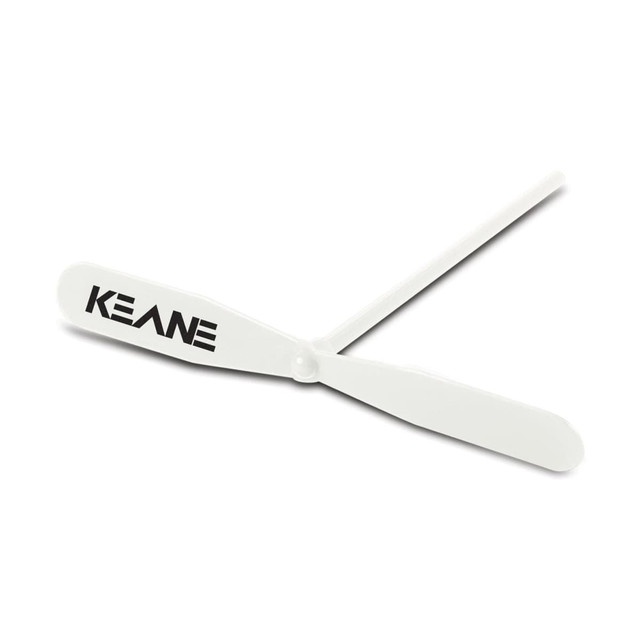A Twirly Copter featuring white blades with a branding logo.