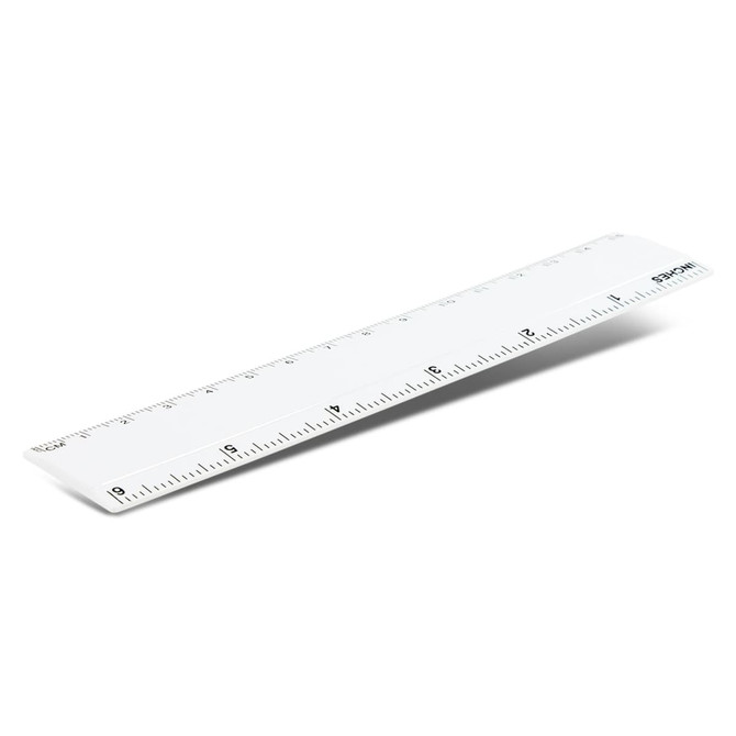 A mini ruler measuring 15cm, designed for office and business use, featuring clear markings for precise measurements.