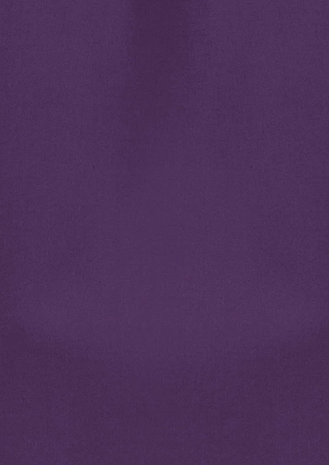 A plain purple tunic featuring a logo, designed as a women's uniform.