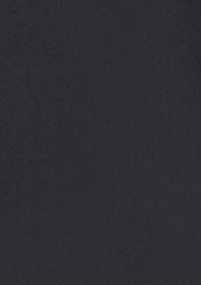 A dark grey women's button-up shirt with 3/4 sleeves and a simple design, featuring a logo.