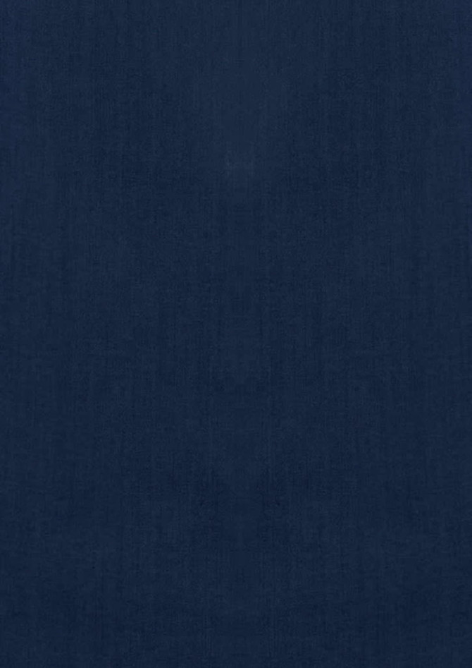 A dark navy blue short sleeve button-up shirt with a subtle texture and a logo on the chest.