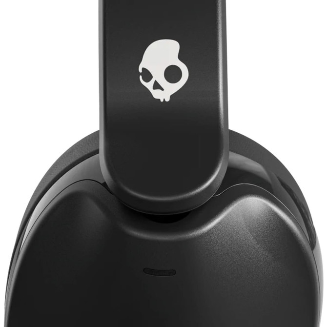 Black Skullcandy Hesh 360 headphones with a prominent logo on the earcup.