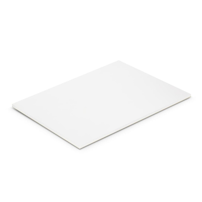 A6 note pad featuring 25 blank leaves, ideal for writing or sketching.