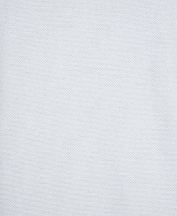 A textured light grey fabric swatch, showcasing a soft cotton blend suitable for polo shirts.