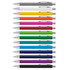 A collection of Lancer Soft-Touch Pens in various colours, featuring a silver clip and accents.