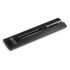 A metal pen in silver, presented in a sleek black packaging with a logo. Ideal for writing tasks.