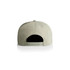 A light green cap with a logo on the back and an adjustable strap, showcasing a simple design.