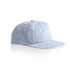 A light blue cap with a curved brim and a logo on the front, featuring a classic six-panel design.