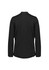 A black women's jumper featuring a zip front and long sleeves, designed as a casual style.