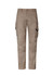 Men's rugged cargo pants in a light khaki colour, featuring multiple pockets and a comfortable stretch design.