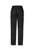 A pair of women's black cargo pants featuring multiple pockets and a snug fit. The design includes a logo.
