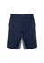 Mens Streetworx Stretch Short in navy with grey accents, featuring pockets and a logo.