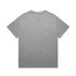 A grey heavy tee shirt with a simple design and no visible graphics on the back.