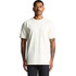 A light cream-coloured pocket t-shirt displayed on a model with tattoos, featuring a simple design and logo.