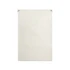A large cream-coloured canvas flag with metal eyelets for easy hanging. It features a simple design.